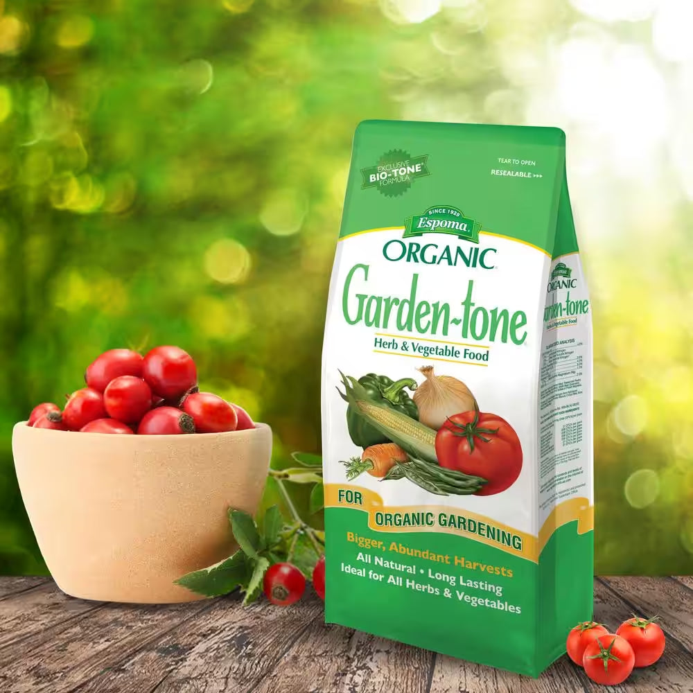 Garden Tone 8 Lb. Organic Herb and Vegetable Plant Food 3-4-4