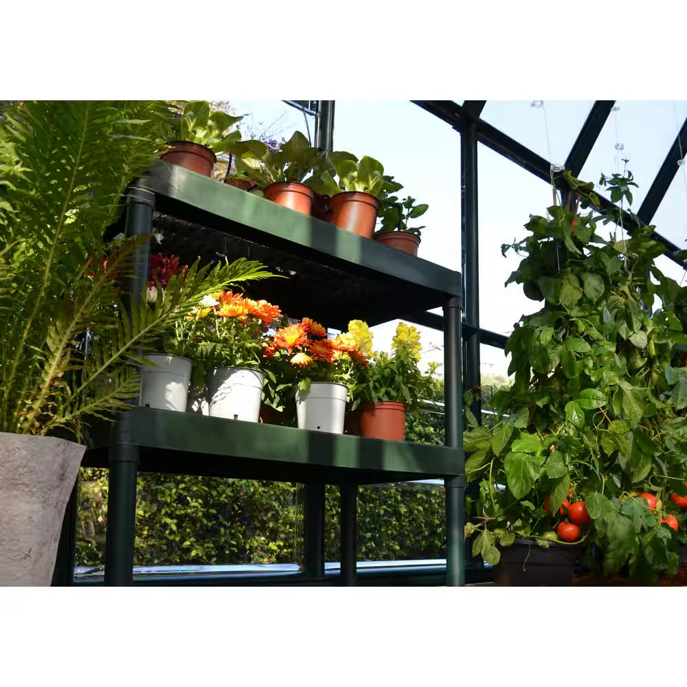 2-Tier Durable Plastic Bench