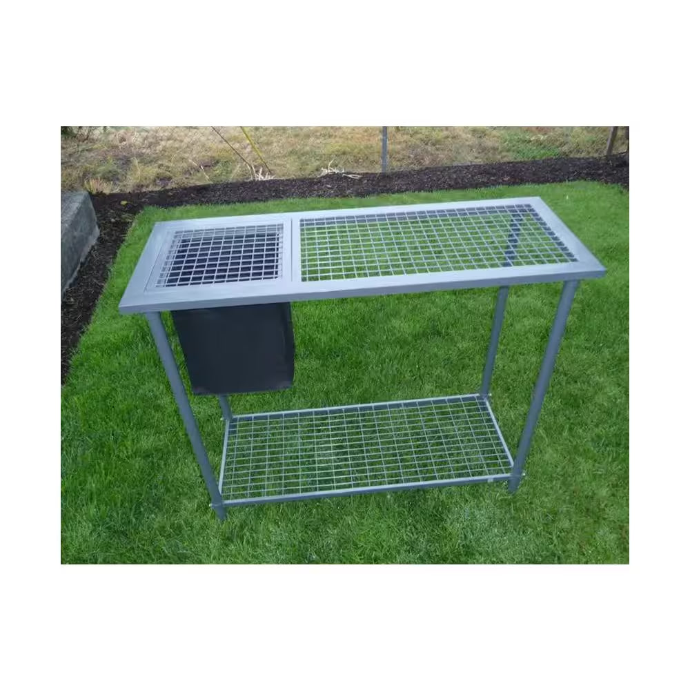 Garden and Greenhouse Wire Grid Top Potting Bench / Table
