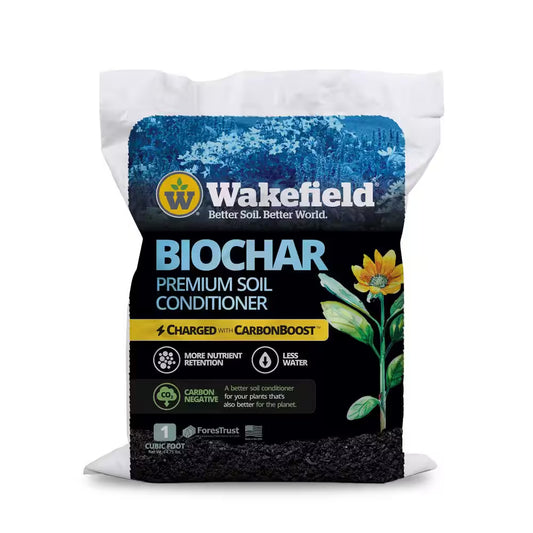 Biochar with Carbonboost, Soil Amendment-1 Cu. Ft. Bag