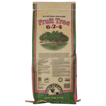 Down to Earth Organic Fruit Tree 6-2-4 All-Natural Fertilizer Mix, 25 Lbs