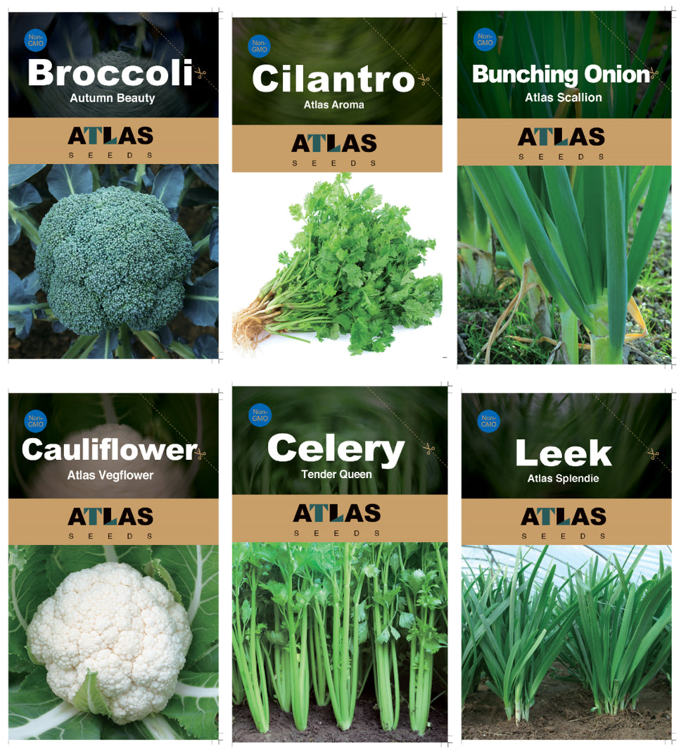 Atlas Vegetable Seeds Survival Garden Kit - over 30,000 Seeds, 29 Varieties