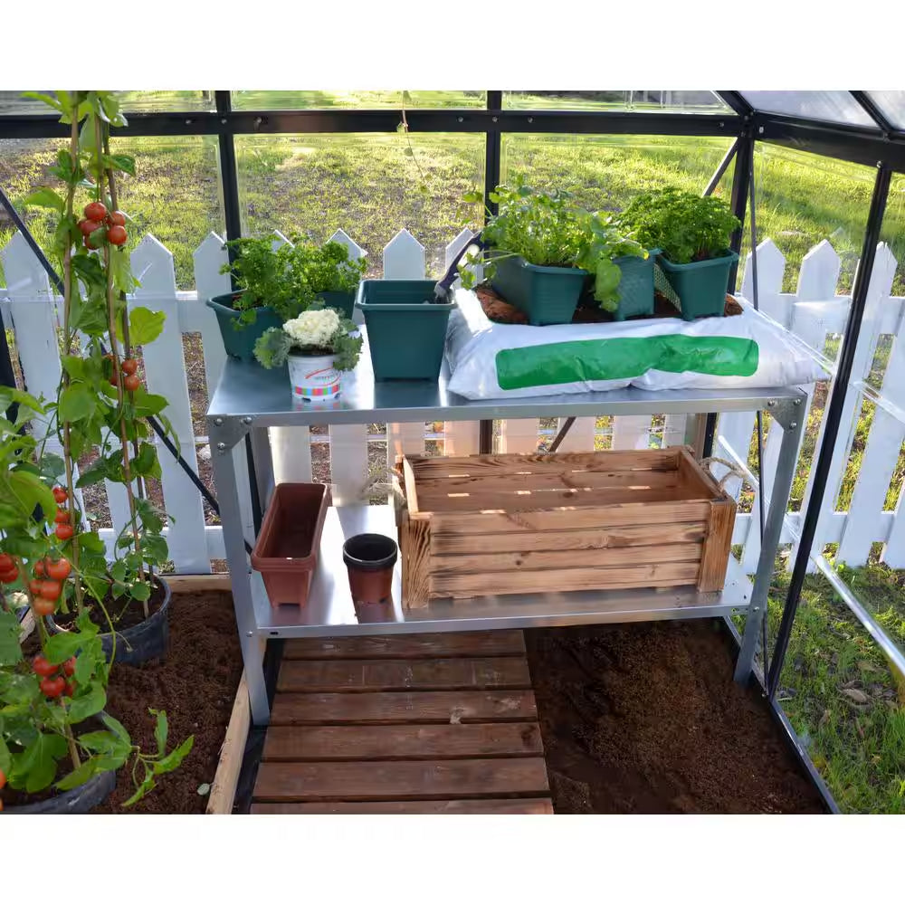 43 In. W X 20 In. D Greenhouse Metal Work Bench