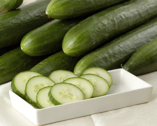 Ashley Long Cucumber Seeds - Heirloom, Non-GMO, Organic - 10+ Seeds - Cucumis sativus