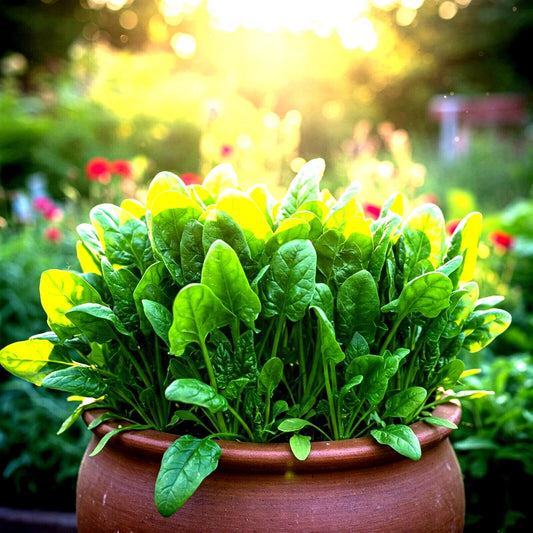 Spinach Seeds - 700 Heirloom Bloomsdale Autumn Giant for Vegetable Salad - Non-GMO Spinacia oleracea