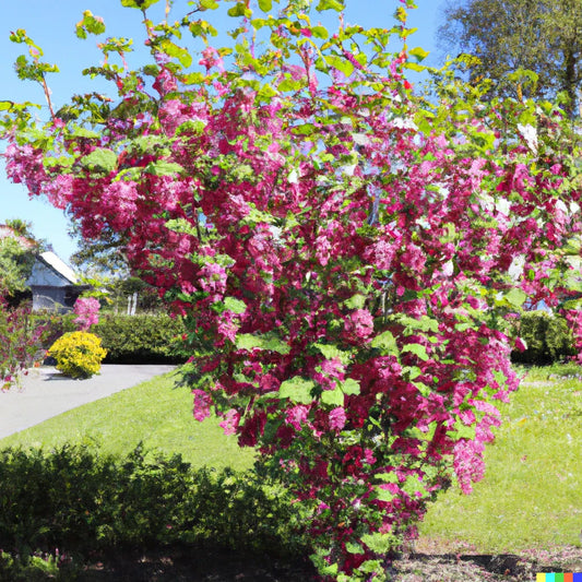 Red Flowering Currant Shrub Seeds - 10 Pack - Ribes sanguineum - Ornamental Hedge Bush