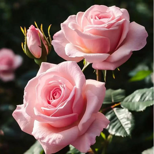Light Pink Rose Seeds - 20 Non-GMO Heirloom Seeds for Home Gardens - Rosa spp.