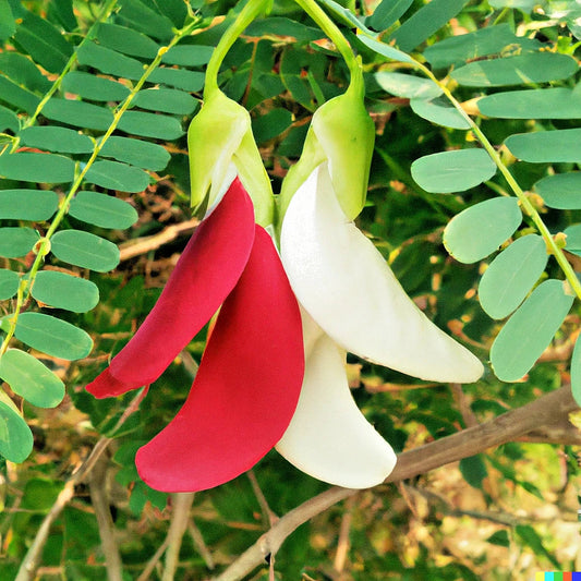 20 Vegetable Hummingbird Tree Seed Mix - Agati Flower (Sesbania grandiflora) - Tropical Garden Seeds