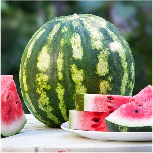 Crimson Sweet Watermelon Seeds - Heirloom Non-GMO | Garden Seeds for Planting | Citrullus lanatus