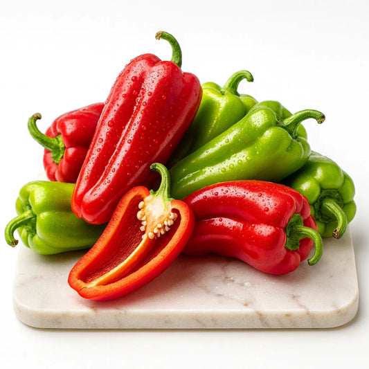 Cubanelle Sweet Frying Pepper Seeds - 50+ Heirloom Non-GMO Seeds - Capsicum annuum - Free Shipping