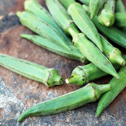 Emerald Okra Seeds 50 Ct Non-GMO Heirloom Vegetable Garden Seeds (Abelmoschus esculentus) USA Free Shipping