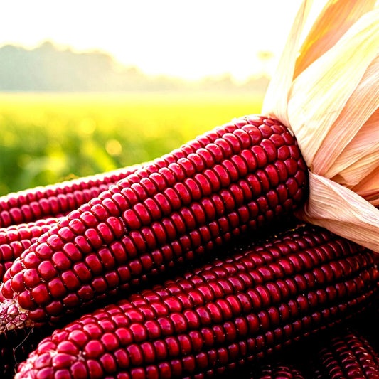 Ruby Corn Seeds - 100+ Rare Heirloom Seeds - Non-GMO Red Popcorn - Zea mays everta