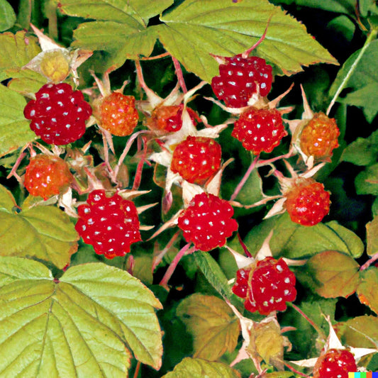 Thimbleberry Seeds - 50+ Pack - Sweet Raspberry Fruit - Rubus parviflorus