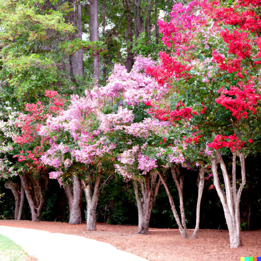 Crepe Myrtle Flower Tree Seeds - 100+ Seeds in 6 Bright Colors - Lagerstroemia - USA Seller