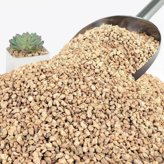 3Lb Maifanitum Stones for Succulents, 1/8"-1/4" Golden Pea Gravel for Cactus, Decorative Gravel for Planting