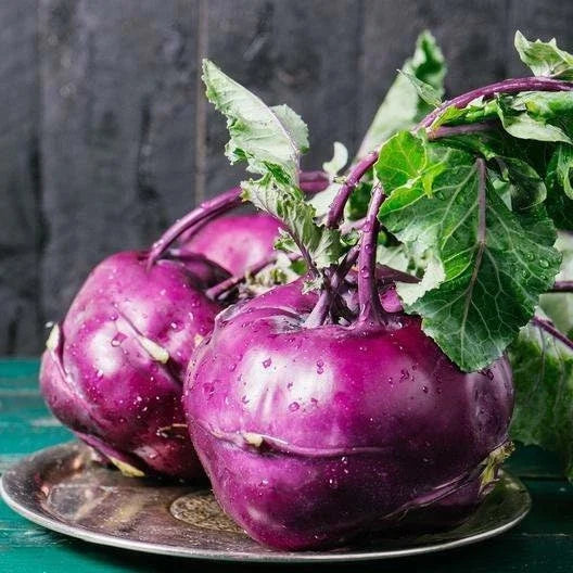 Purple Vienna Kohlrabi Seeds - Non-GMO Heirloom Variety - Brassica oleracea - Shipped with Tracking