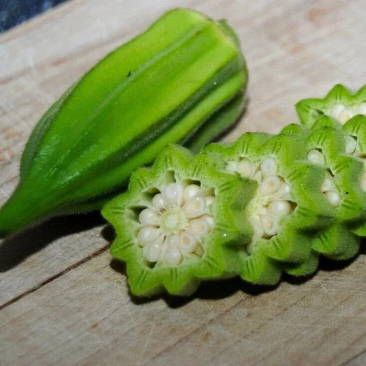 Star of David Okra Seeds - Non-GMO Heirloom Variety - Ideal for Gardening - Abelmoschus esculentus